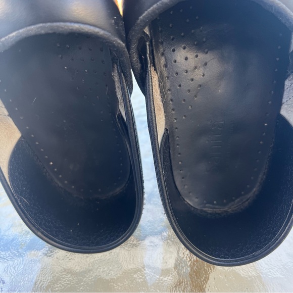 Sanite Black Danish Clogs - FINISH DESCRIPTION - Picture 10 of 16